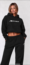 Load image into Gallery viewer, RYDER black oversized hoodie