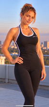 Load image into Gallery viewer, RYDER fitted black halter top
