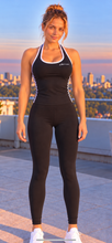 Load image into Gallery viewer, RYDER fitted black halter top