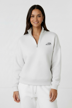 Load image into Gallery viewer, Women’s 1/4 zip Snow Marle jumper