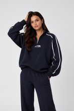 Load image into Gallery viewer, Royal blue 1/4 zip jumper