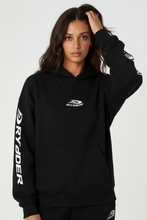 Load image into Gallery viewer, RYDER black oversized hoodies