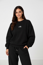 Load image into Gallery viewer, RYDER black oversized sweater