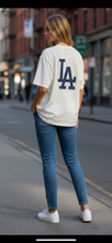 Load image into Gallery viewer, LA printed oversized unisex T-shirt
