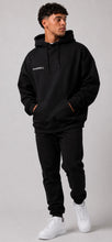 Load image into Gallery viewer, Pharrell men’s black oversized hoodie
