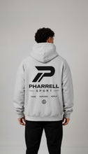 Load image into Gallery viewer, Pharrell light grey men’s oversized hoodie
