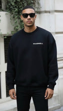 Load image into Gallery viewer, Pharrell box cut black crewneck
