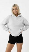 Load image into Gallery viewer, Pharrell light grey box cut hoodie

