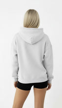 Load image into Gallery viewer, Pharrell light grey box cut hoodie
