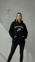 Load image into Gallery viewer, Pharrell black oversized hoodie
