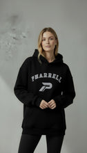 Load image into Gallery viewer, Pharrell black oversized hoodie
