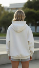 Load image into Gallery viewer, New York oversized light grey hoodie
