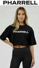 Load image into Gallery viewer, Mid length Pharrell t-shirt black
