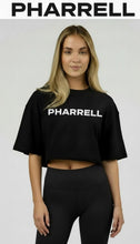 Load image into Gallery viewer, Mid length Pharrell t-shirt black
