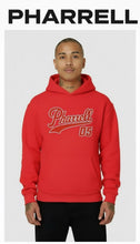 Load image into Gallery viewer, Pharrell 05 box cut hoodie red
