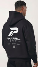 Load image into Gallery viewer, Pharrell box cut  black hoodie
