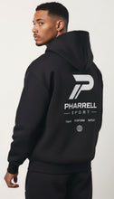 Load image into Gallery viewer, Pharrell box cut  black hoodie
