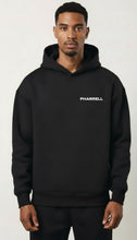 Load image into Gallery viewer, Pharrell box cut  black hoodie
