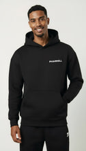 Load image into Gallery viewer, Pharrell box cut  black hoodie
