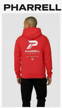 Load image into Gallery viewer, Pharrell box cut red hoodie
