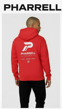 Load image into Gallery viewer, Pharrell box cut red hoodie
