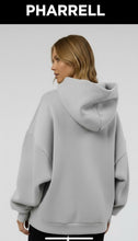 Load image into Gallery viewer, Pharrell apparel oversized light grey hoodie
