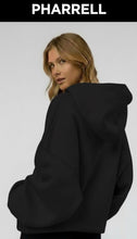 Load image into Gallery viewer, Pharrell apparel oversized black hoodie
