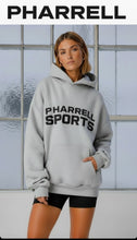 Load image into Gallery viewer, Pharrell Sports  oversized hoodie light grey

