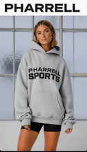 Load image into Gallery viewer, Pharrell Sports  oversized hoodie light grey
