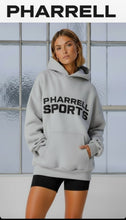 Load image into Gallery viewer, Pharrell Sports  oversized hoodie light grey
