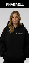 Load image into Gallery viewer, Pharrell apparel black hoodie
