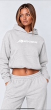 Load image into Gallery viewer, RYDER  Snow Marle box cut hoodie
