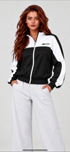 Load image into Gallery viewer, RYDER black colourblock track jacket
