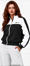 Load image into Gallery viewer, RYDER black colourblock track jacket

