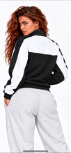 Load image into Gallery viewer, RYDER black colourblock track jacket
