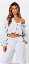 Load image into Gallery viewer, RYDER Snow Marle zip hoodie
