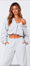 Load image into Gallery viewer, RYDER Snow Marle zip hoodie
