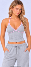 Load image into Gallery viewer, RYDER Halter top Grey Marle
