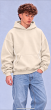 Load image into Gallery viewer, RYDER light beige oversized hoodie
