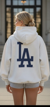 Load image into Gallery viewer, LA printed oversized unisex hoodie
