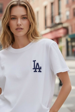 Load image into Gallery viewer, LA printed oversized unisex T-shirt

