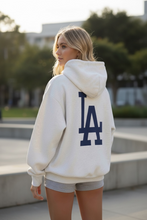 Load image into Gallery viewer, LA printed oversized unisex hoodie
