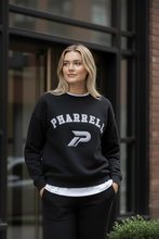 Load image into Gallery viewer, Pharrell oversized jumper black
