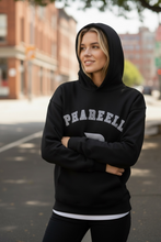 Load image into Gallery viewer, Pharrell black oversized hoodie
