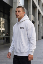 Load image into Gallery viewer, Pharrell Sports box fit men’s hoodie Snow Marle

