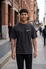 Load image into Gallery viewer, Pharrell Chilled out oversized black tshirt
