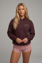 Load image into Gallery viewer, Oversized Burgundy athletic hoodie
