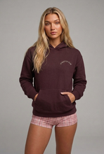 Load image into Gallery viewer, Oversized Burgundy athletic hoodie
