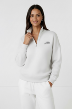 Load image into Gallery viewer, Women’s 1/4 zip Snow Marle jumper
