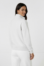 Load image into Gallery viewer, Women’s 1/4 zip Snow Marle jumper
